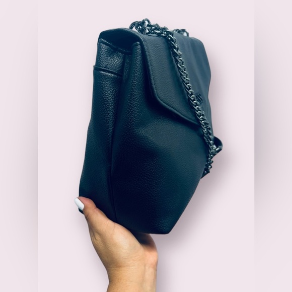 GUESS Factory Allyssa Envelope Satchel Black - Picture 4 of 6